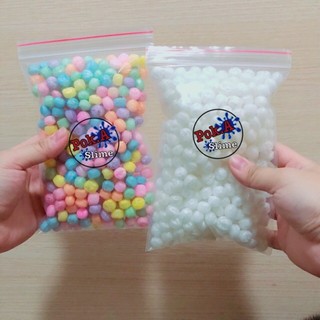Xốp Mỹ - Marshmallow beads (Màu đơn)
