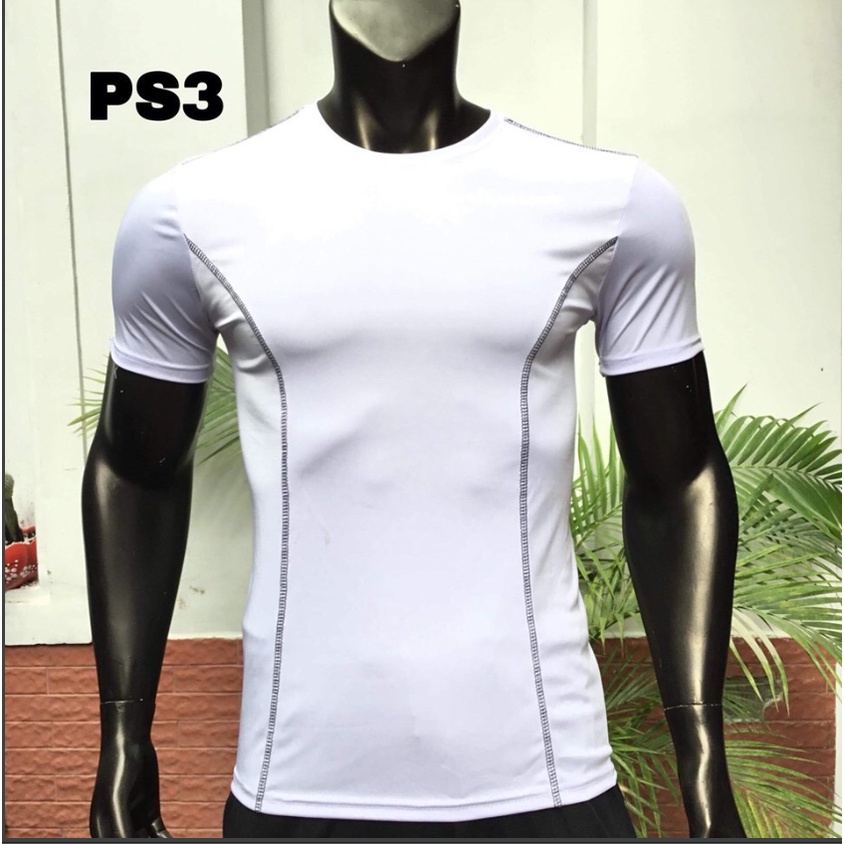 Áo thể thao nam Gym Shark phối sườn