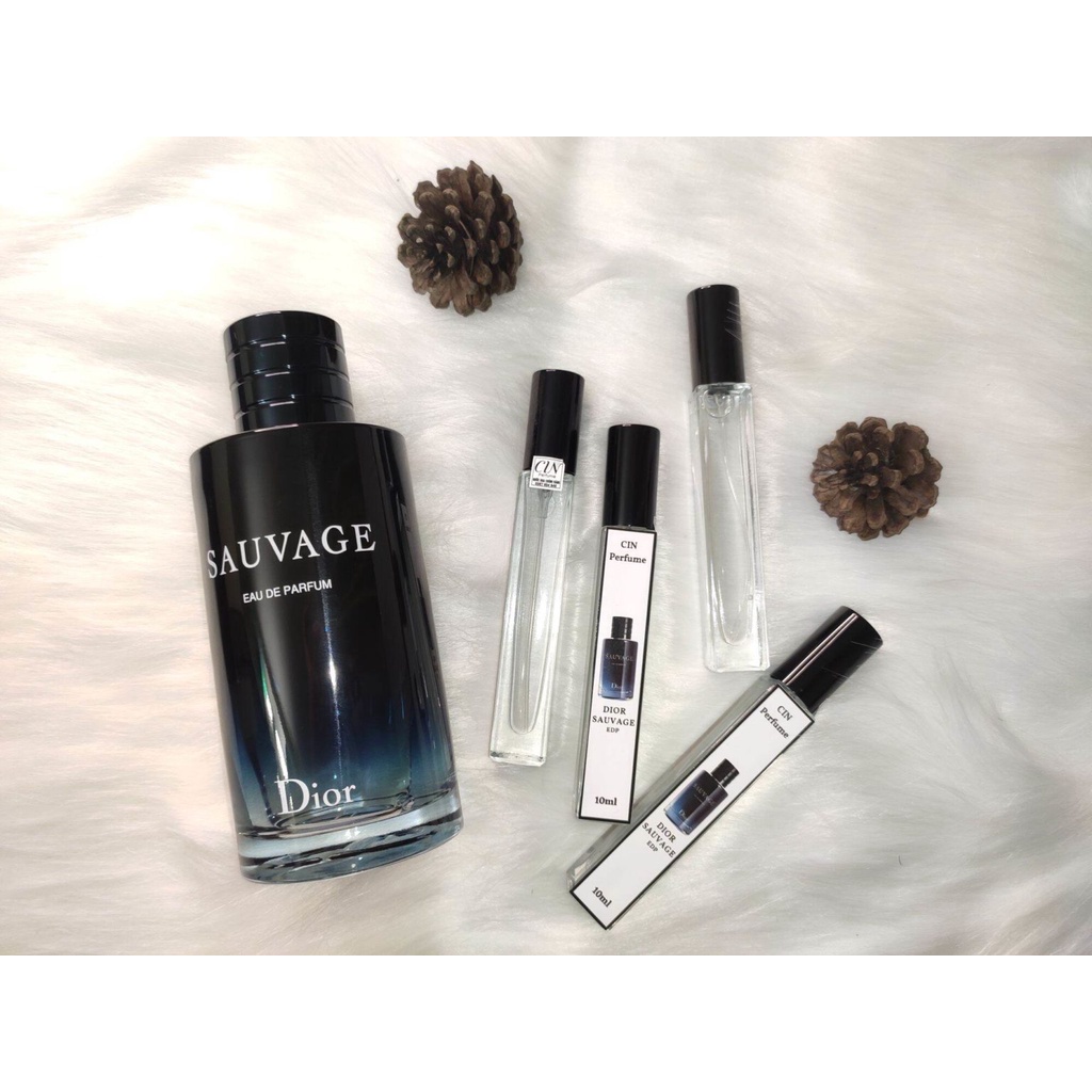 |Chiết 10ml| Nước hoa nam 𝐃 𝐈 𝟎 𝐑 Sauvage EDP - Mạnh mẽ & lôi cuốn