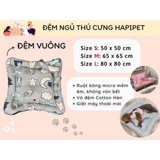 Đệm Thú Cưng Hapipet - Hình Vuông
