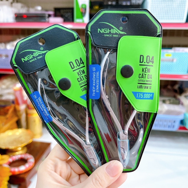 Kềm Nghĩa cắt da tay D04 thép không gỉ