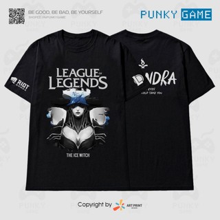Áo thun Liên Minh Huyền Thoại (LMHT) LISSANDRA Digital Art Black T-Shirt ngắn tay