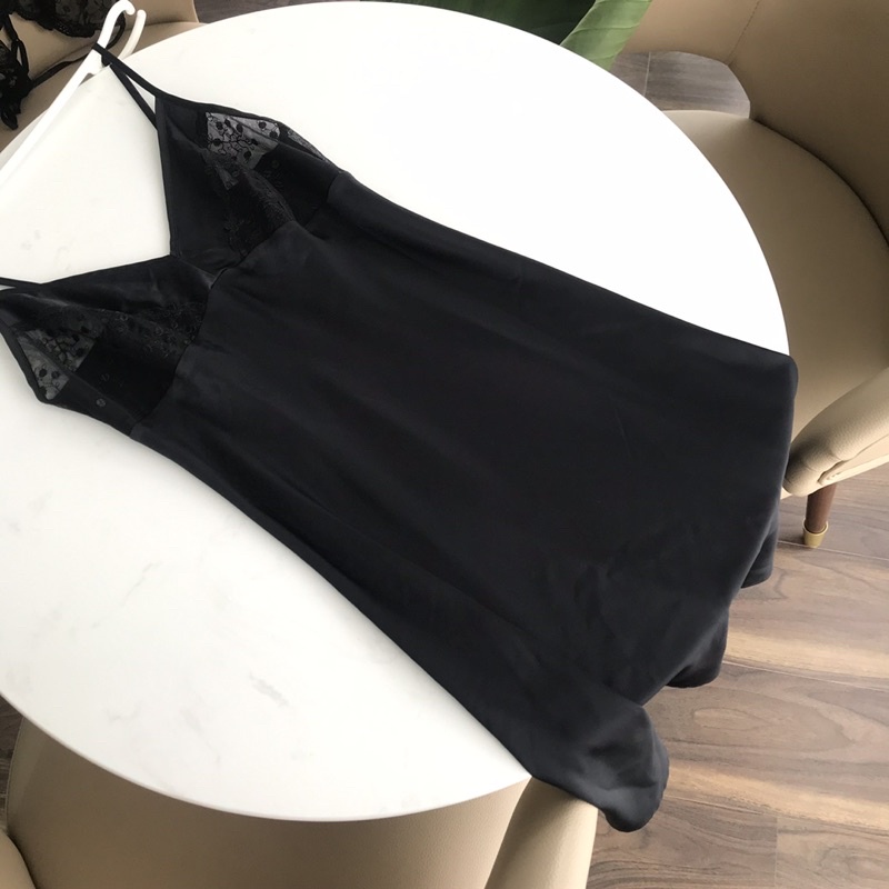 Váy ngủ satin VnxK giá rẻ Xả kho size s m l xl