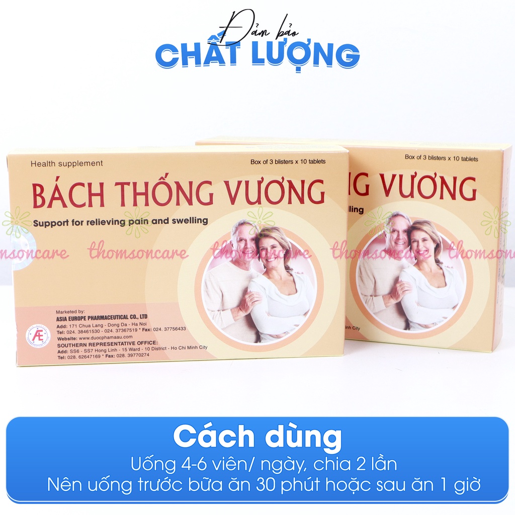 Bách Thống Vương - Hỗ trợ giảm đau đầu, đau xương khớp từ thảo dược