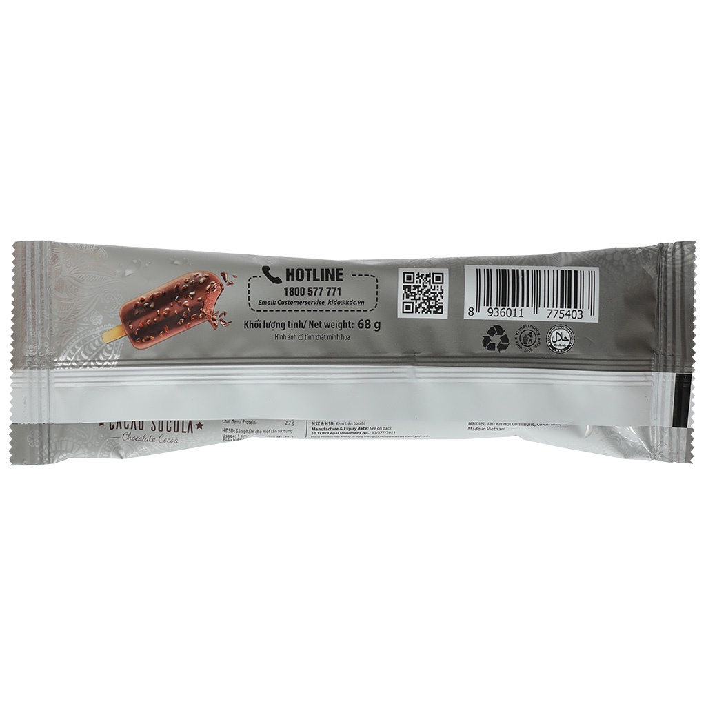 Kem que cacao sôcôla Merino Yeah! 68g