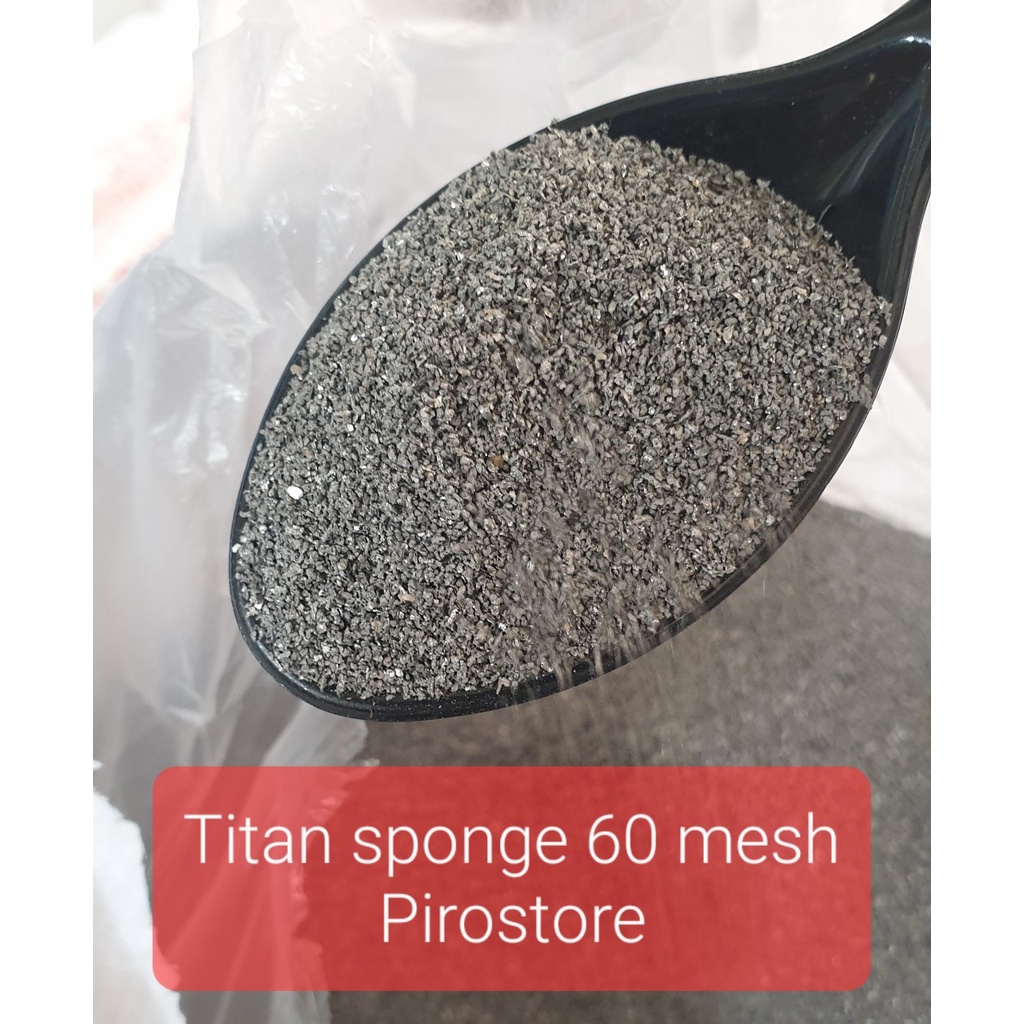 100 gam Bột Titan vảy , cỡ hạt 60 mesh