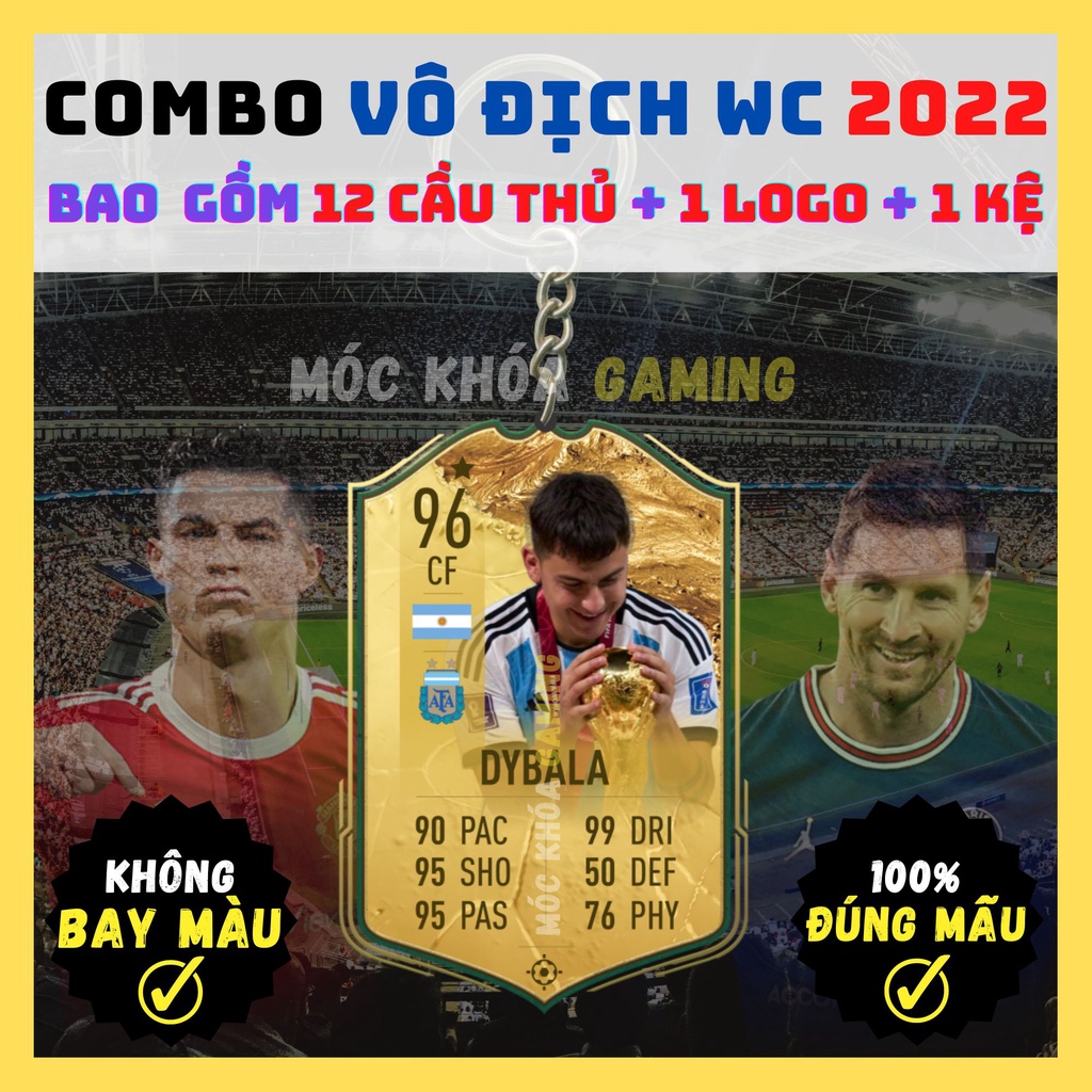 Móc Khóa Nhà Vô Địch WC 2022