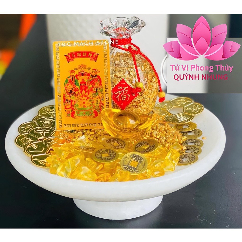 Bộ Tài Lộc đặt ban thờ thần tài gia tiên, thần tài  (không kèm mâm bồng)