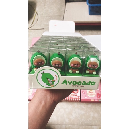 Đồ Chuốt Bút Chì, Gọt Bút Chì Gấu Dâu, Mèo, Bơ Cute Cho Bé