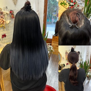 KU11 tóc giả kẹp u thẳng dài siêu đẹp 65cm