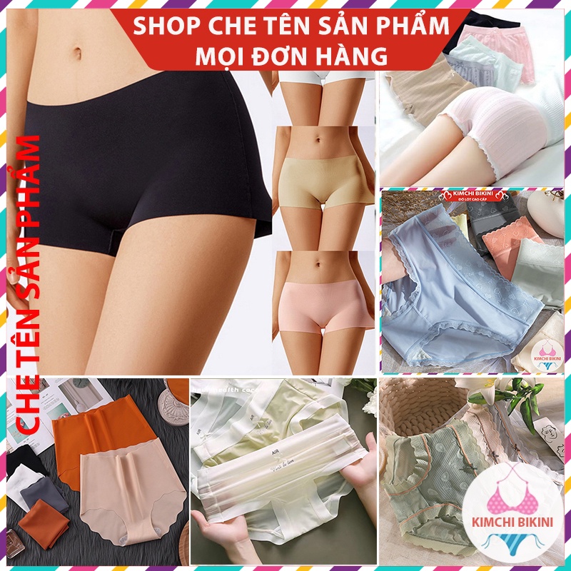 [Thanh Lý] Quần chip đúc nữ bằng lụa đùi cao cấp chất đẹp KIMCHIBIKINI quần tàng hình mẫu mã đa dạng nhiều màu sắc QL016