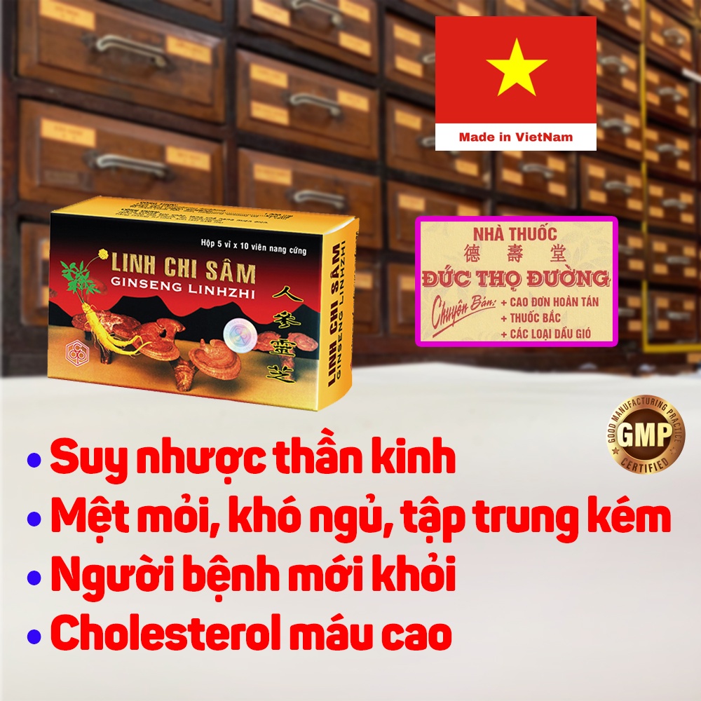 Combo 5 hộp Linh Chi Sâm OPC