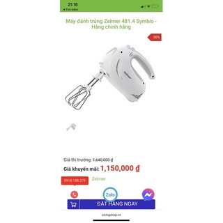 Máy đánh trứng Zelmer 481.4
