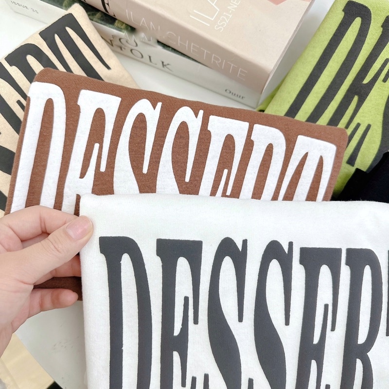 Áo phông DESSERT form rộng