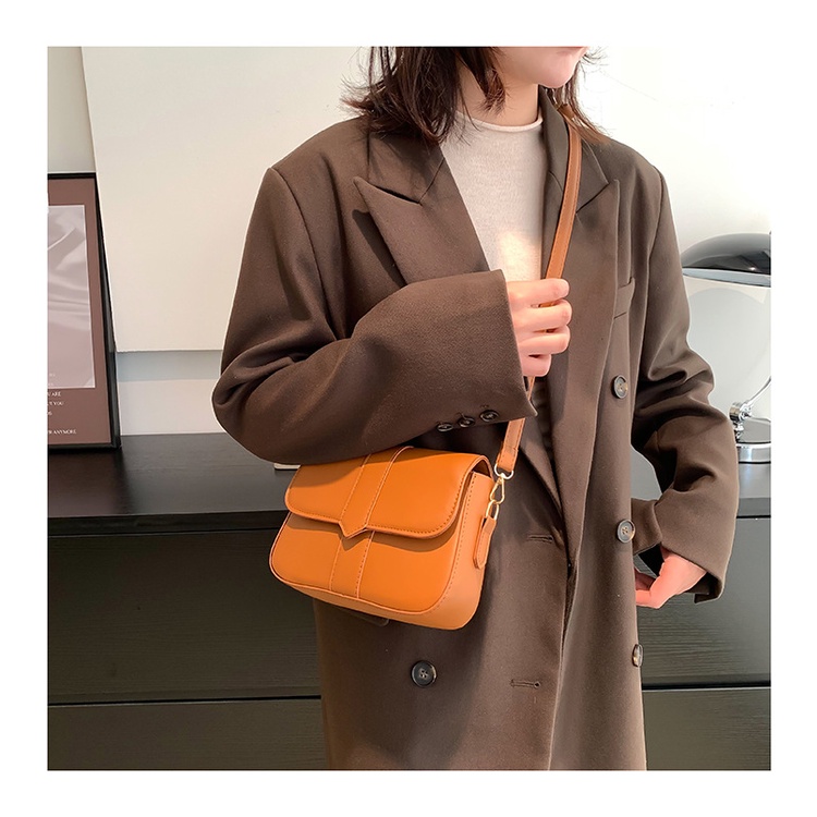 Túi xách nữ, túi đeo chéo dáng chữ nhật nắp đậy kiểu mới dễ phối đồ cho nữ Little_Lisa_Store 014