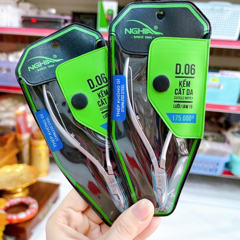 Kềm Nghĩa cắt da tay D06 thép không gỉ
