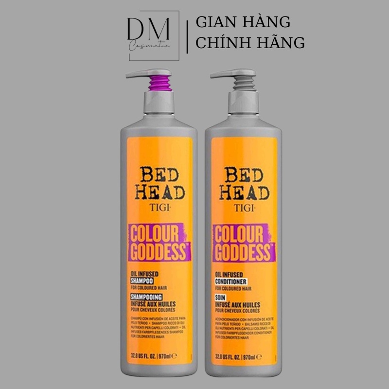 Dầu Gội Xả Tigi Bed Head 400ML - 970ML Đủ Màu Đỏ VàngTím Xanh Dương