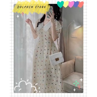 BIGSIZE Đầm hoa bigsize - đầm trắng bigsize