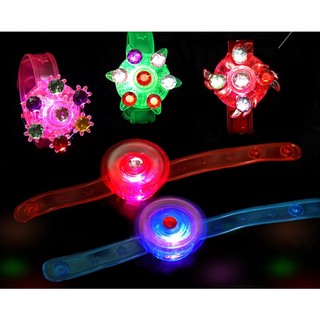 Đồ chơi đồng hồ con quay có đèn Led phát sáng cho bé
