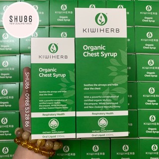Kiwiherb Organic Chest Syrup - Siro giảm ho cho cả gia đình