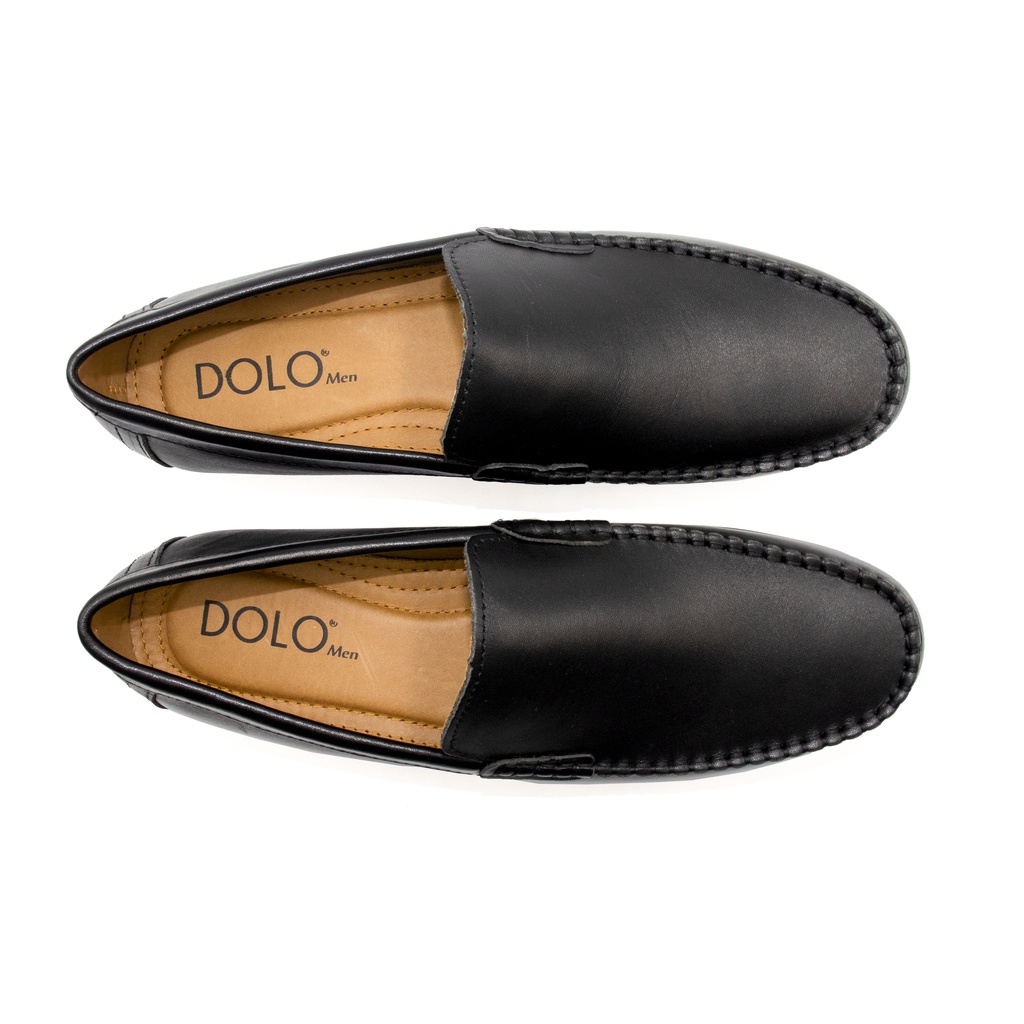 Giày lười nam mocassin da bò nappa VTL03 DOLOMen - Bảo hành 6 tháng