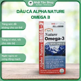 Dầu cá alpha nature omega 3