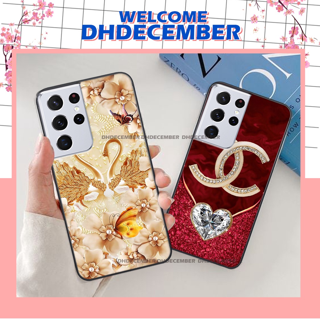 Ốp lưng Samsung S21 ULTRA in hình hoa xinh xắn, hiện đại , thời trang ,phong cách