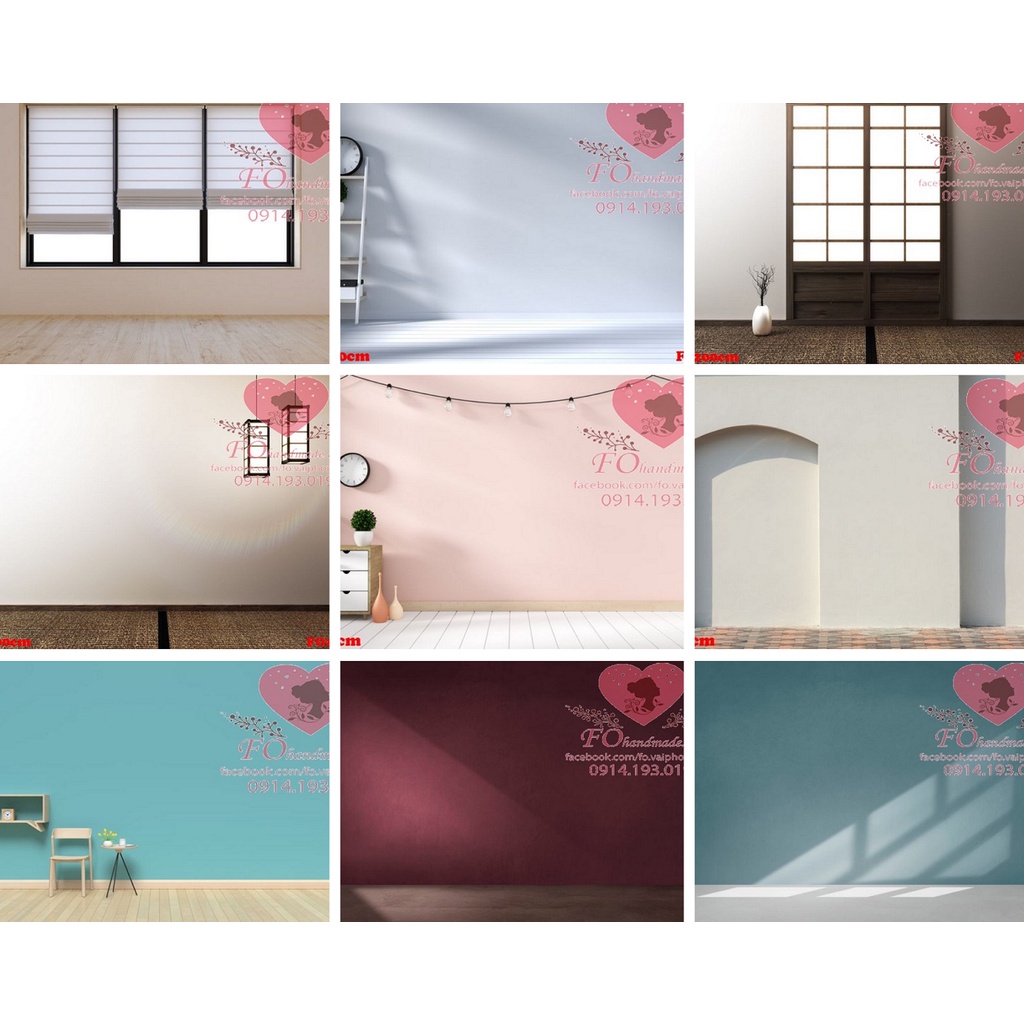Phông nền vải bức tường đơn giản, thích hợp livetream, mẫu chụp quần áo thời trang FO23658