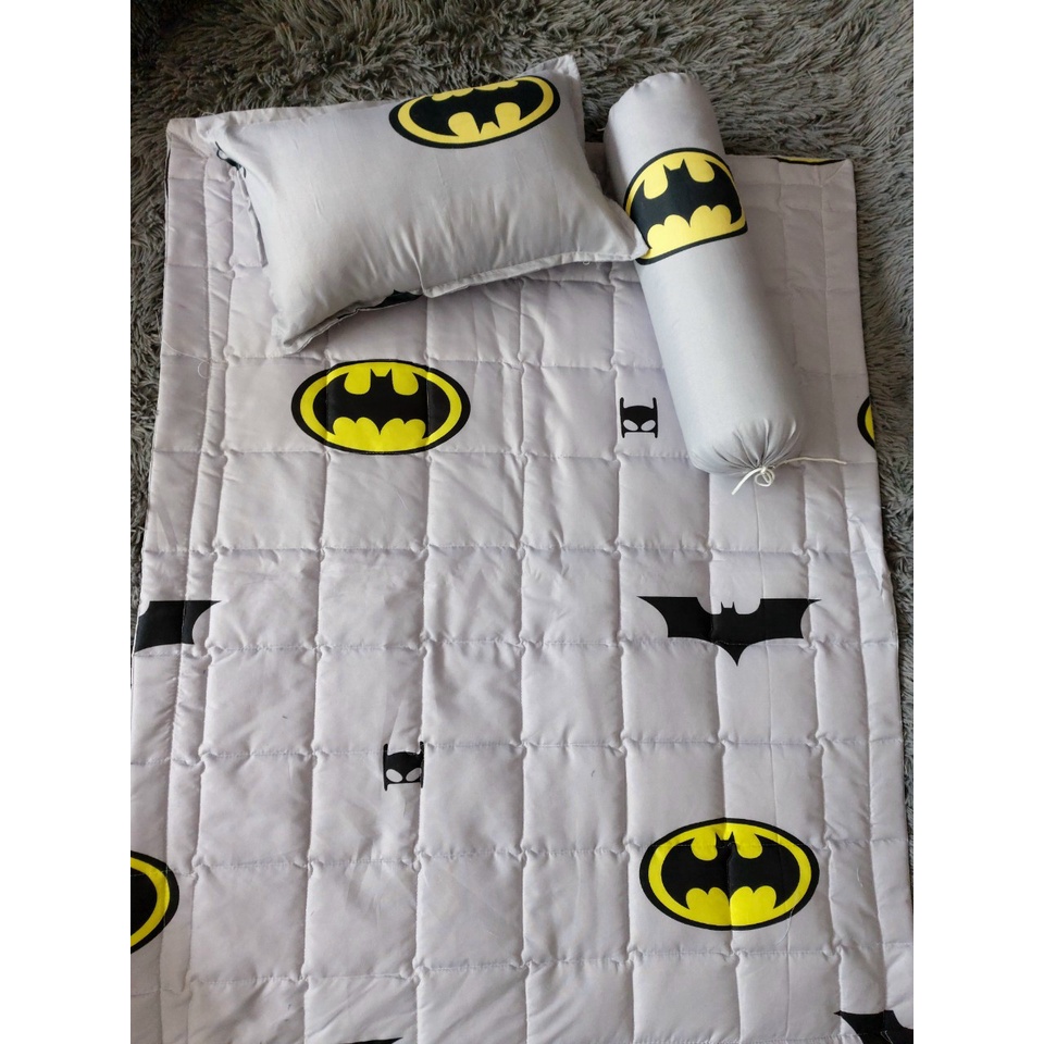 Bộ chăn gối cho bé đi học mầm non có ruột gối 0-5 tuổi siêu đẹp