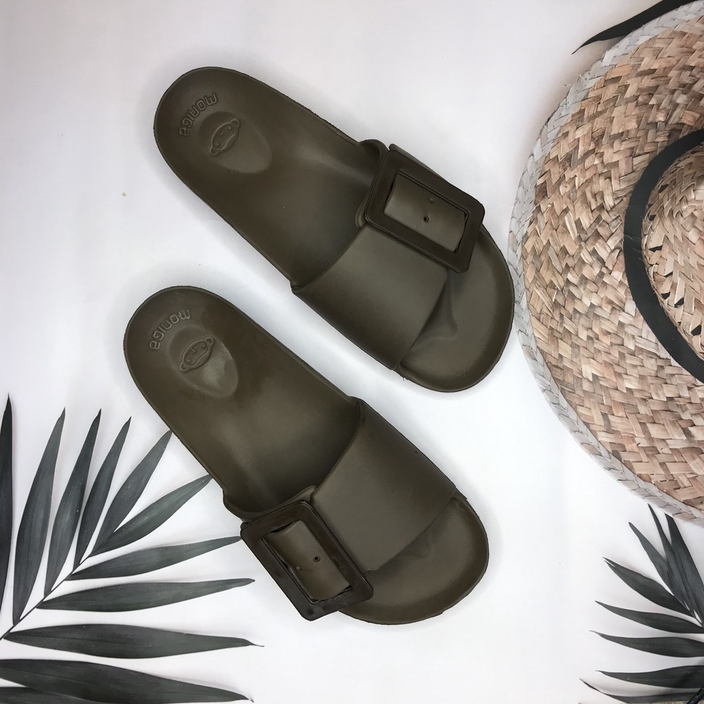 Dép Nữ Thái Lan Chính Hãng Quai Ngang Khoá Vuông Monobo Moniga 8.2