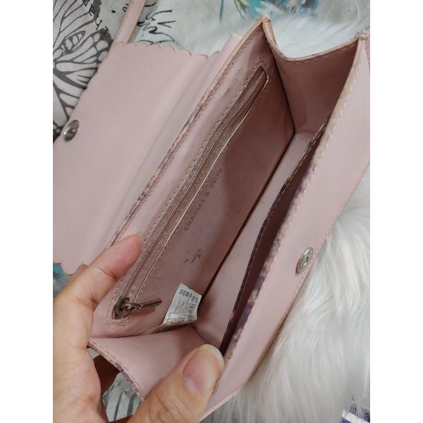 Túi hộp mini trái tim si 2hand hiệu CK 17x13