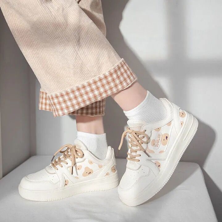 Giày thể thao dễ thương Hàn Quốc đế dày dễ phối