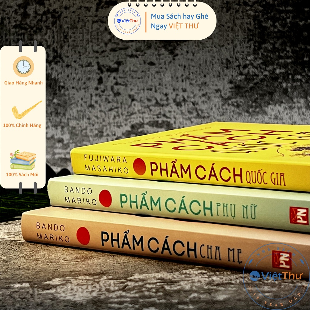 Sách - Combo 3 Quyển Phẩm Cách Cha Mẹ - Phẩm Cách Phụ Nữ - Phẩm Cách Quốc Gia (PN)