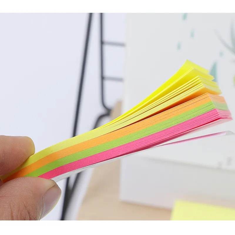 Giấy Nhớ 100 tờ Mix 4 Màu Giấy Note Giấy Ghi Nhớ Dạ Quang Màu Sắc Dễ Thương Cho Học Sinh Sinh Viên Văn phòng