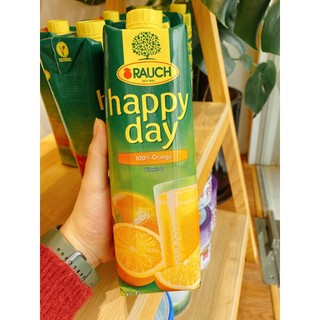 Nước ép cam - dứa - táo rauch - happy day 1l