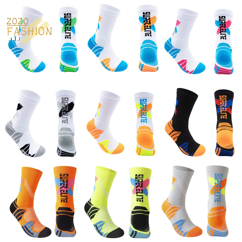 1 Đôi Vớ Thể Thao Cổ Trung Thoáng Khí Thoải Mái