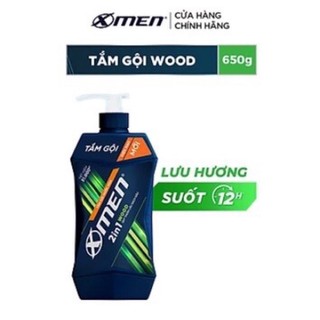 Tắm gội x men 2 in 1 hương nước hoa 650ml
