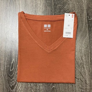 Áo thun cổ tim nữ, áo thun cotton basic