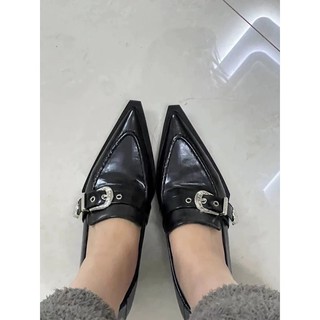 [Order] Giày cao gót mũi nhọn móc cài