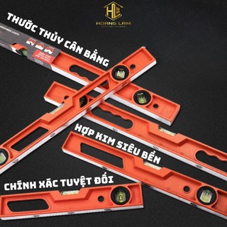 Thước thủy hợp kim siêu bền dài 60cm, chính xác tuyệt đối có nam châm