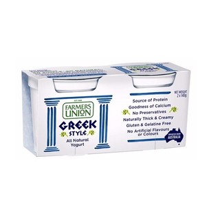  Sữa chua Hy Lạp nguyên chất - Greek Style Natural Yogurt 140g _ vỉ 2 hộp 