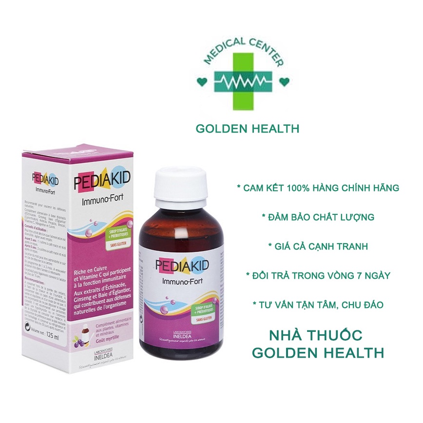 Tăng Đề Kháng PEDIAKID Immuno Fort 125ml Giúp Bé Tăng Miễn Dịch, Tăng đề kháng Date 10/2023