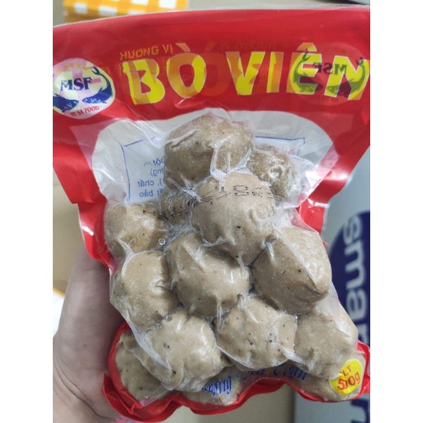 Bò viên 500g siêu rẻ chuyên sỉ LC / DNA / MSF