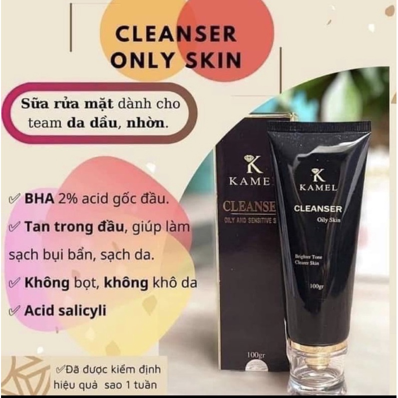 sữa rửa mặt KARMEL dành cho da dầu và da nhạy cảm (cam kết chính hãng) làm sạch sâu không bọt mềm mịn da dưỡng ẩm cho da