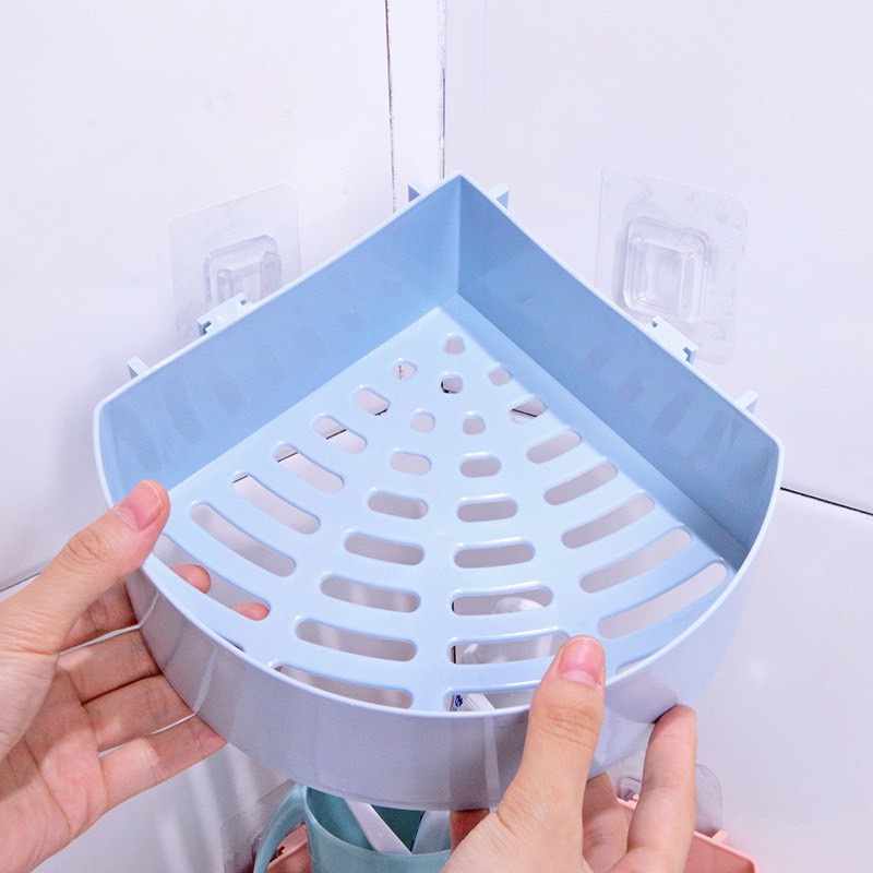 Kệ Tam Giác Dán Góc Tường Để Đồ Nhà Tắm – Giá dính tường để đồ  88231 THẾ GIỚI TIỆN ÍCH