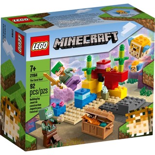 [HAPPY•BRICKS] LEGO MINECRAFT - 21164 - THE CORAL REEF - RẠN SAN HÔ