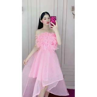 ĐẦM CUP ĐUÔI TÔM ĐÍNH LÔNG