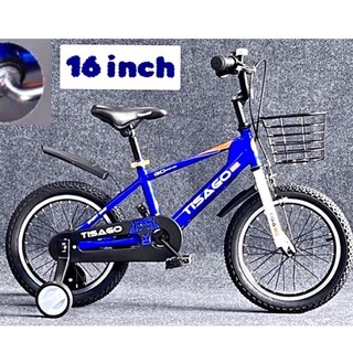 Xe đạp cho bé trai 16 inch cho bé 4-7 tuổi nhập khẩu cao cấp kèm bánh phụ