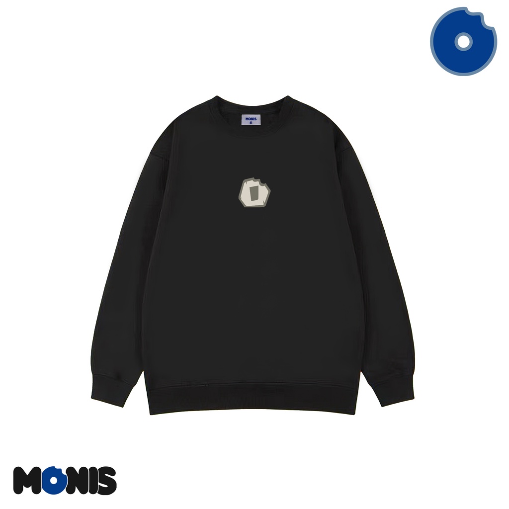 Áo Sweater MONIS cao cấp form Oversize vải chân cua cotton dày dặn