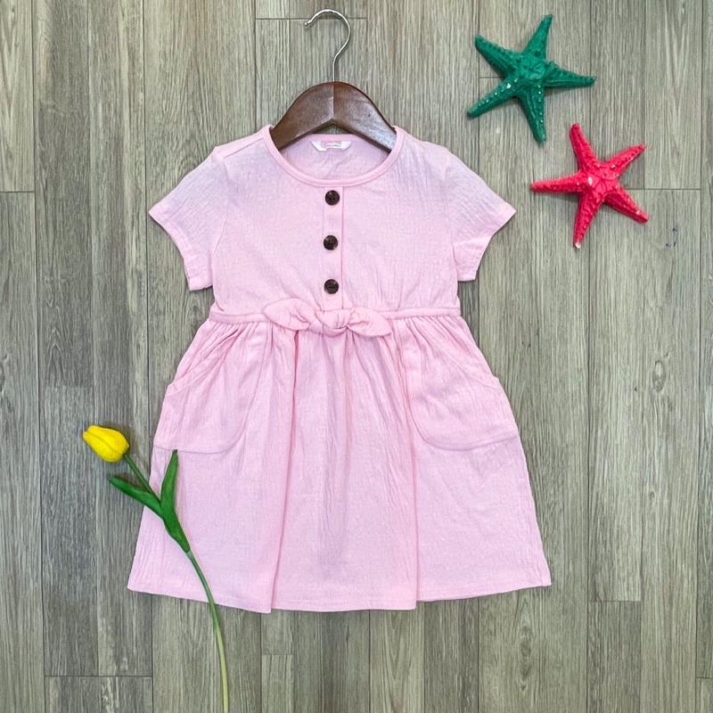 Váy,đầm GJ ngắn tay cho bé gái hàng xuất dư xịn